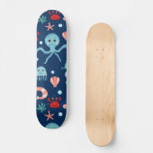 Wereld onder water persoonlijk skateboard (Voorkant)