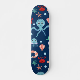Wereld onder water persoonlijk skateboard