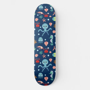 Wereld onder water persoonlijk skateboard