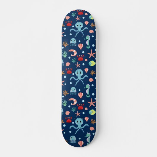 Wereld onder water persoonlijk skateboard (Voorkant)
