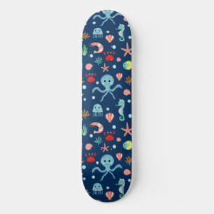 Wereld onder water persoonlijk skateboard