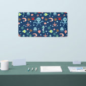 Wereld onder water spandoek (Beurs)