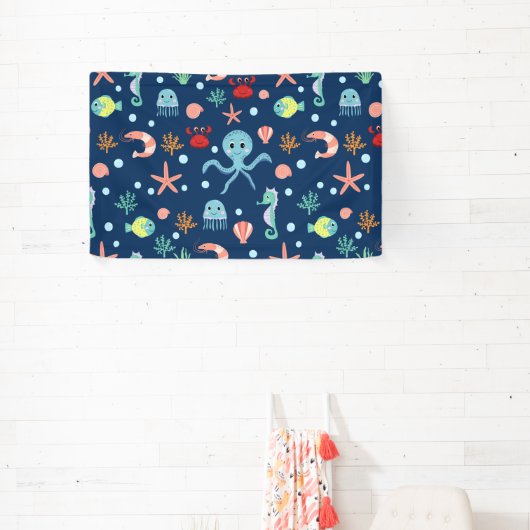 Wereld onder water spandoek (Insitu)