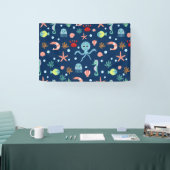Wereld onder water spandoek (Beurs)