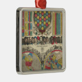 Wereld op één Uitzicht Metalen Ornament (Rechts)