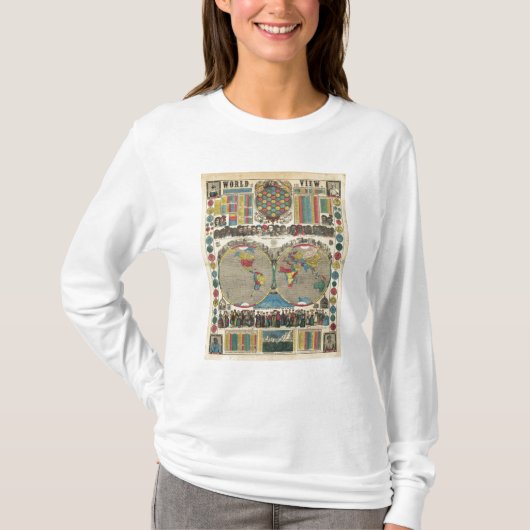 Wereld op één Uitzicht T-shirt (Voorkant)