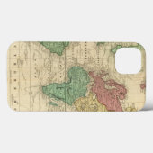 Wereld op Mercators Projectie 2 Case-Mate iPhone Case (Achterkant (horizontaal))