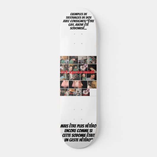 wereld persoonlijk skateboard (Voorkant)