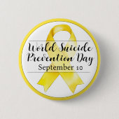Wereld Preventie Dag Suïcide 10 september Ronde Button 5,7 Cm (Voorkant)