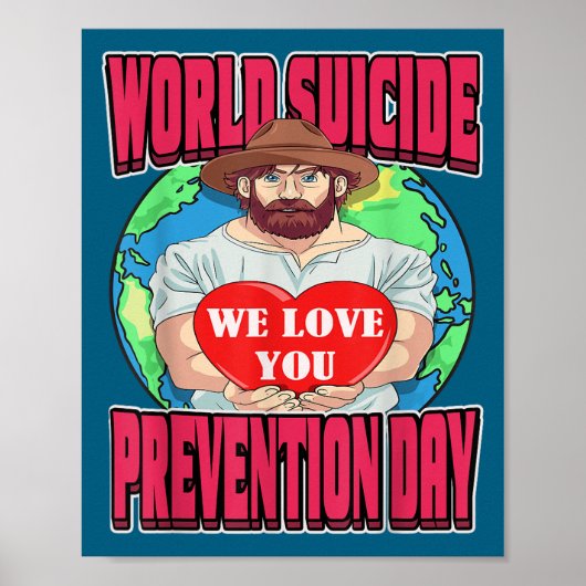Wereld Preventie Dag Zelfdoding Motiverende Papa S Poster (Voorkant)