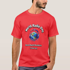 Wereld Radio Dag (WRD) 13 februari T-shirt