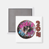 Wereld Rat Dag Sprinkles 2011 Magneet (Voorkant / Achterkant)