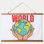 Wereld – Reisavontuur Globe-ontwerp Hangend Wandkleed (Voorkant)