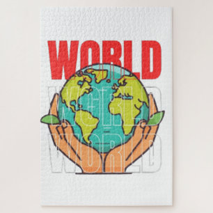 Wereld – Reisavontuur Globe Ontwerp Legpuzzel