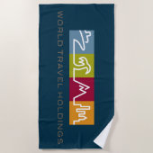 Wereld reishanddoeken strandlaken (Voorkant)