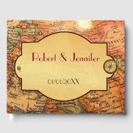  wereld reisthema bruiloft gastenboek