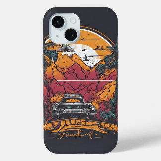 Wereld Reiziger Avontuur Thema iPhone 15 Case