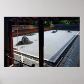 WERELD RENOWN RYOANJI KARE SANSUI GARDEN - KYOTO POSTER (Voorkant)