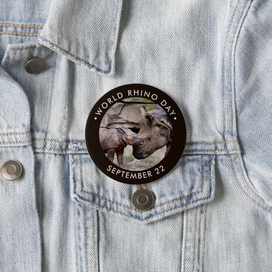 Wereld-Rijndag Ronde Button 7,6 Cm (In situ)