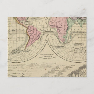 Wereld, riviersystemen briefkaart