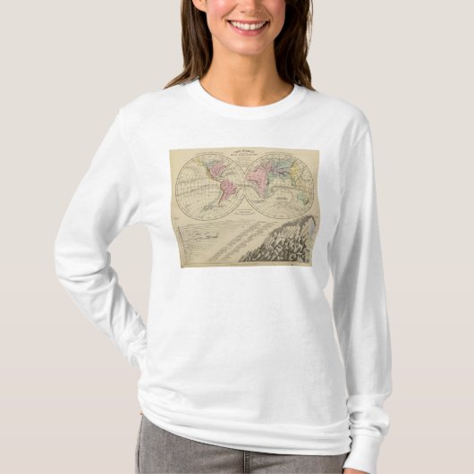 Wereld, riviersystemen t-shirt (Voorkant)