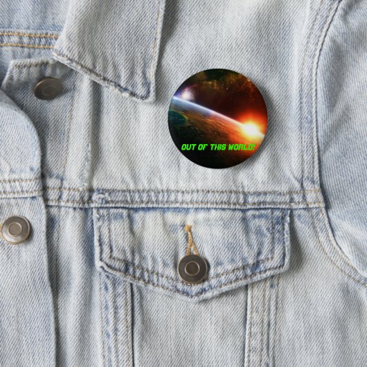 wereld ronde button 5,7 cm (In situ)