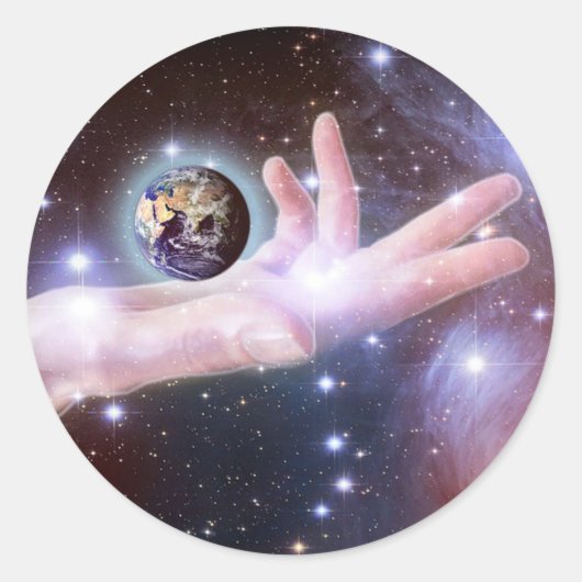 Wereld Ronde Sticker (Voorkant)