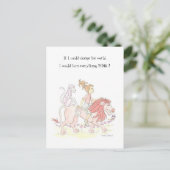 Wereld roze wijzigen briefkaart (Staand voorkant)
