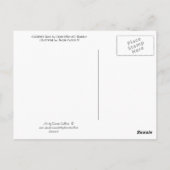 Wereld roze wijzigen briefkaart (Achterkant)