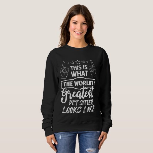 Wereld S grootste dichter bij het eten van gezelsc Trui (Voorkant volledig)