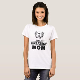 Wereld `s Grootste Moeder schattig Familie Award c T-shirt