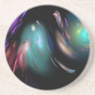 Wereld samenvoegen zandsteen onderzetter