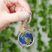 Wereld sleutelhanger (Hand)