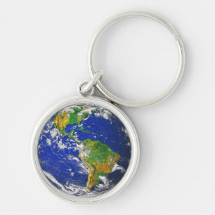 Wereld sleutelhanger