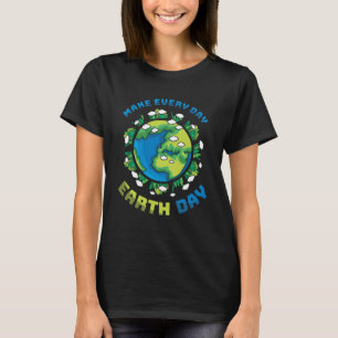 Wereld sparen Natuur Oceanen Dag maakt elke dag we T-shirt