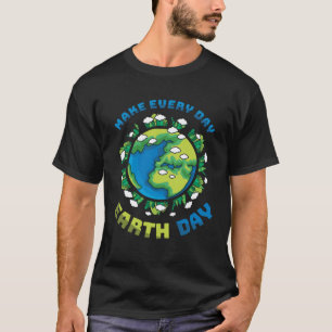 Wereld sparen Natuur Oceanen Dag maakt elke dag we T-shirt