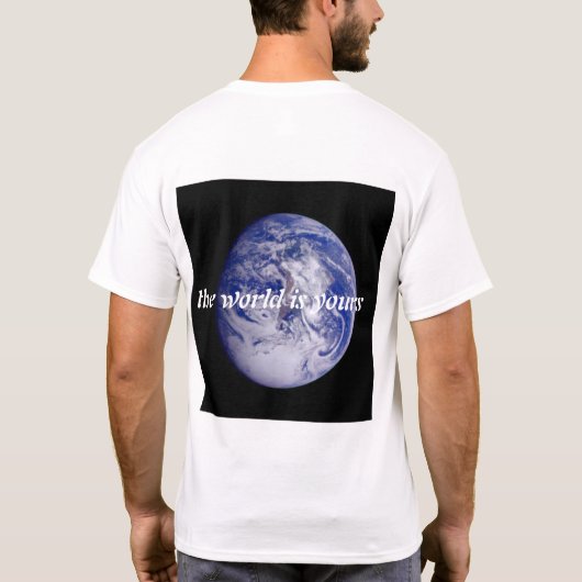 Wereld T-shirt (Achterkant)