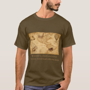 Wereld T-shirt voor reizen