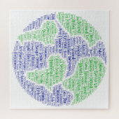 Wereld Talen puzzel (Horizontaal)