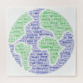 Wereld Talen puzzel Legpuzzel (Verticaal)