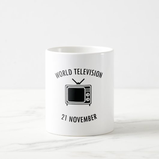 Wereld Televisie Dag Koffiemok (Center)