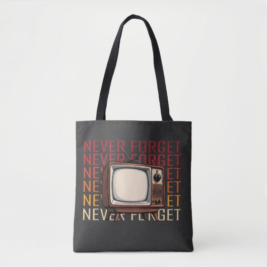 Wereld Televisie Dag Tote Bag (Voorkant)