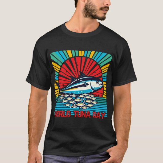 Wereld Tonijn Dag T-shirt (Voorkant)