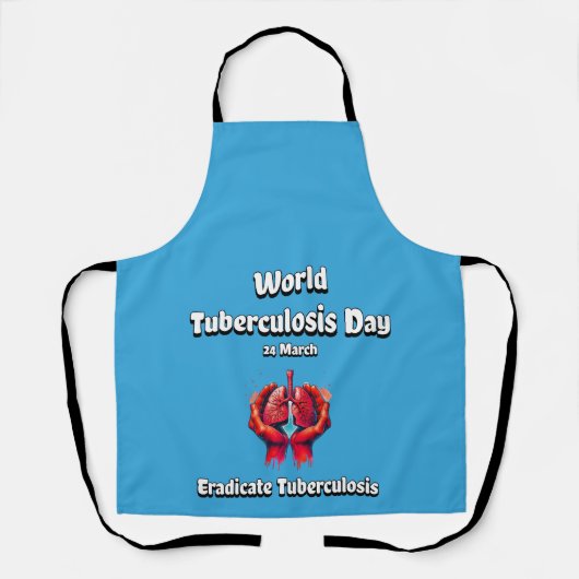 Wereld Tuberculose Dag. Tuberculose uitroeien Schort (Voorkant)