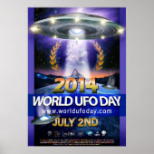 Wereld UFO-dag 2014 Poster (Voorkant)