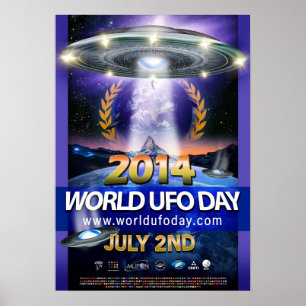 Wereld UFO-dag 2014 Poster