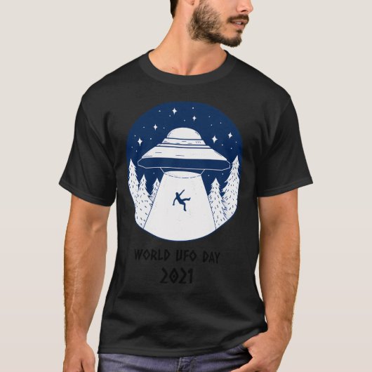 Wereld Ufo Dag 2021 T-shirt (Voorkant)