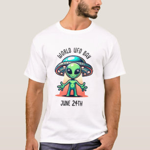 Wereld UFO Dag   24 juni T-shirt