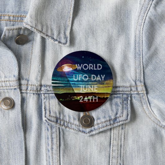 Wereld UFO-dag Button (In situ)