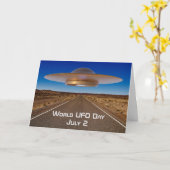 Wereld UFO-dag Kaart (Gele Bloem)